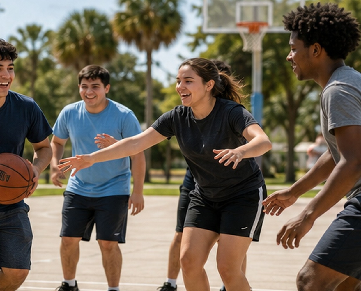 Basketball outing